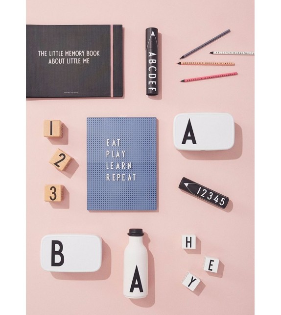 Message board A4 gris: Design Letters