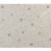 Alfombra Lavable Hippy Dots Natural Olive Lorena Canals