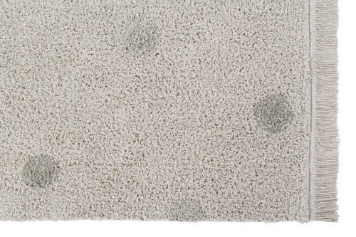 Alfombra Lavable Hippy Dots Natural Olive Lorena Canals