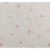 Alfombra Lavable Hippy Dots Natural Vintage Nude Lorena Canals