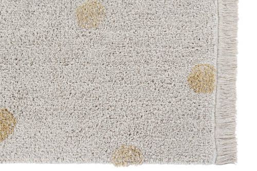 Alfombra Lavable Hippy Dots Natural Honey Lorena Canals