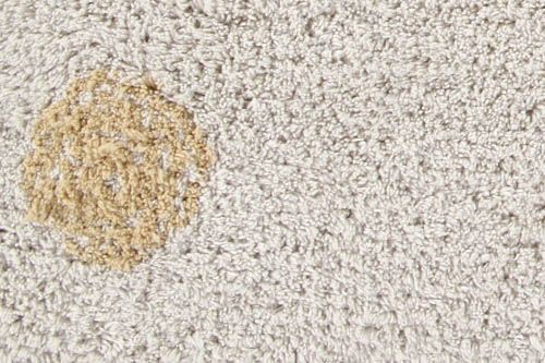 Alfombra Lavable Hippy Dots Natural Honey Lorena Canals