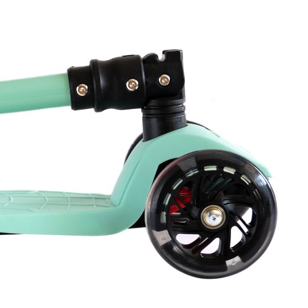 Patinete 3 ruedas ajustable con luces led color mint Mundo Petit