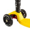 Patinete 3 ruedas ajustable con luces led color amarillo Mundo Petit