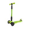 Patinete 3 ruedas ajustable con luces led color verde Mundo Petit