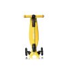 Patinete 3 ruedas ajustable con luces led color amarillo Mundo Petit
