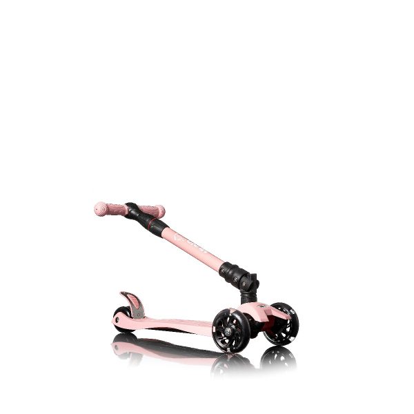 Patinete 3 ruedas ajustable con luces led color rosa Mundo Petit