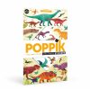 Gran póster de pegatinas dinosaurios