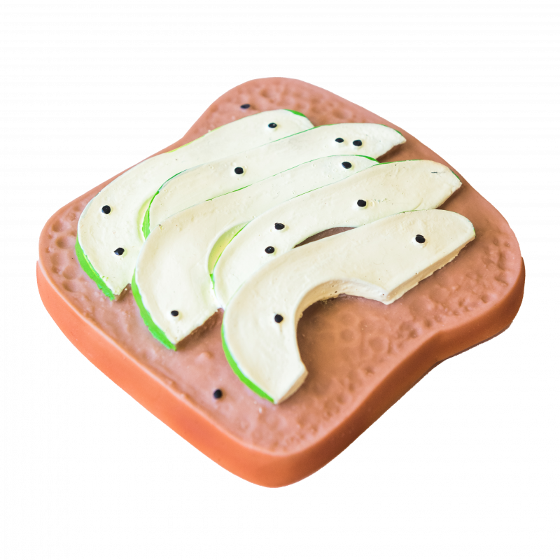 Mordedor tostada aguacate Lolaletost