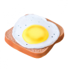 Mordedor tostada huevo frito Lolaletost