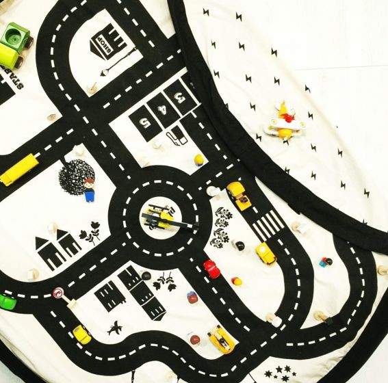 Manta de juegos carreteras Play and Go
