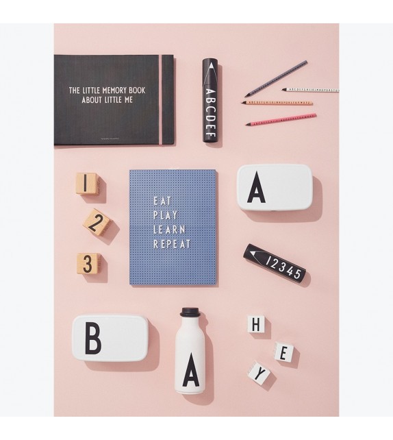 Message board A4 gris: Design Letters