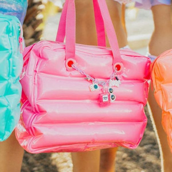 Bolso para playa o piscina inflable abalorios