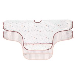 Pack de 2 Baberos con mangas Garden Xplorer caracol