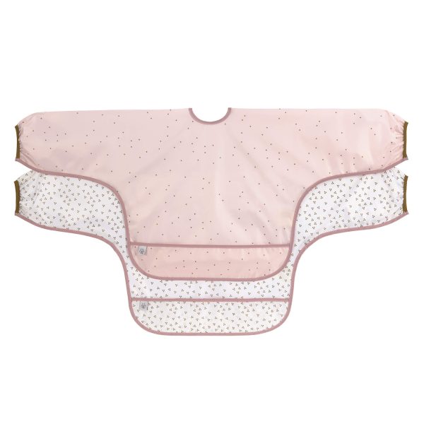 Pack de 2 Baberos con mangas chinchilla Lassig