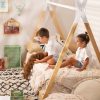 Cama montessori tipi 90 x 190 puntas blancas