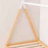 Cama montessori tipi 90 x 190 puntas blancas