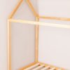 Cama Montessori tipo casita color natural 90 x 190 cm.