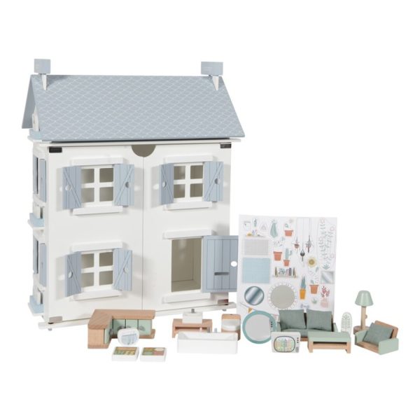 Casa de muñecas azul Little Dutch