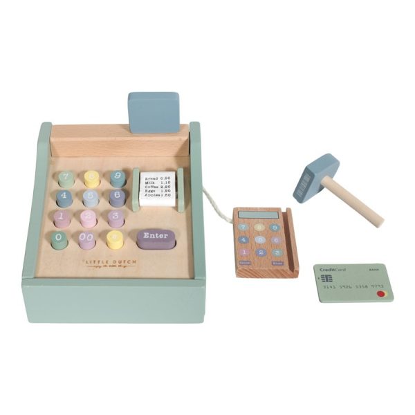 Caja registradora con escáner menta Little Dutch