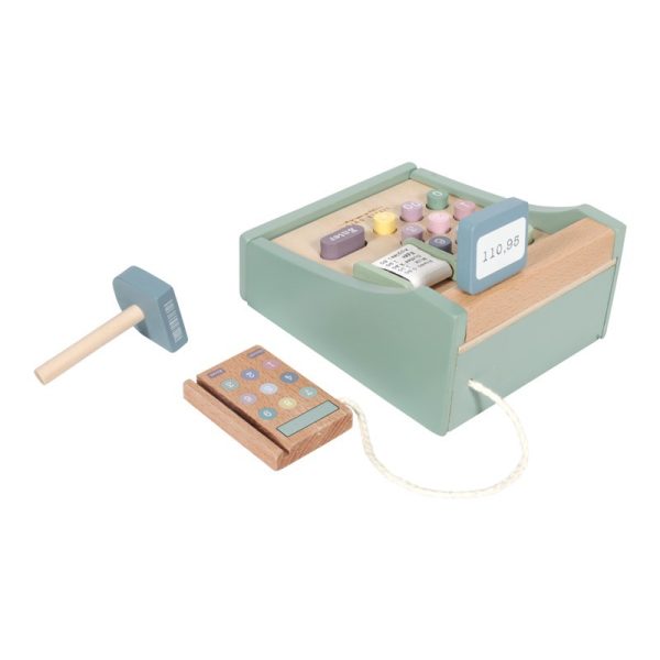 Caja registradora con escáner menta Little Dutch