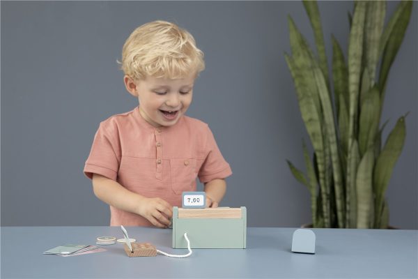 Caja registradora con escáner menta Little Dutch