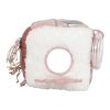 Cubo blandito de actividades para bebé rosa Little Dutch
