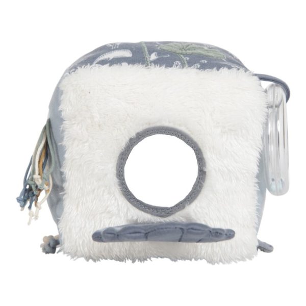 Cubo blandito de actividades para bebé azul Little Dutch