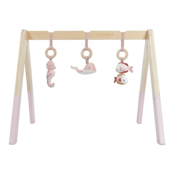 Gimnasio con juguetes ocean rosa Little Dutch