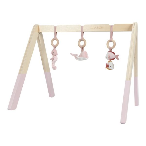 Gimnasio con juguetes ocean rosa Little Dutch