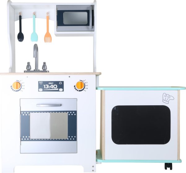 Cocina con barra moderna