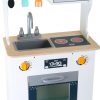 Cocina con barra moderna