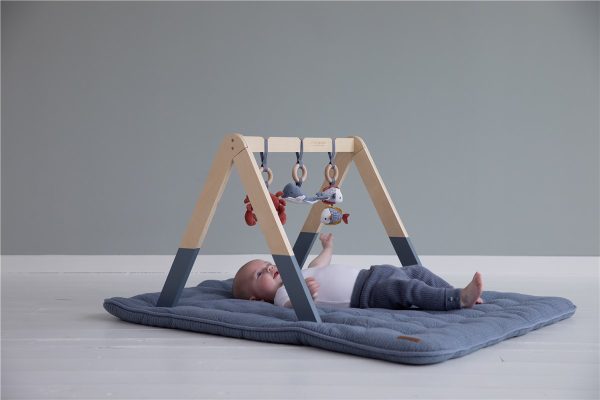 Gimnasio con juguetes ocean Azul Little Dutch