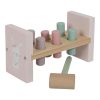 Banco para martillar rosa Little Dutch