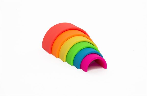 Arcoiris de silicona colores neón Dëna
