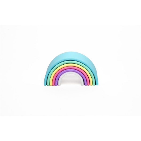 Arcoiris de silicona colores pastel Dëna