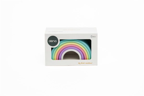 Arcoiris de silicona colores pastel Dëna