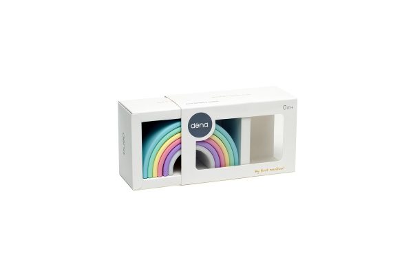 Arcoiris de silicona colores pastel Dëna