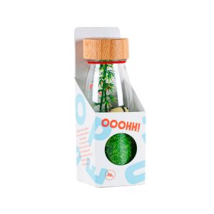 Botella sensorial flotante panda