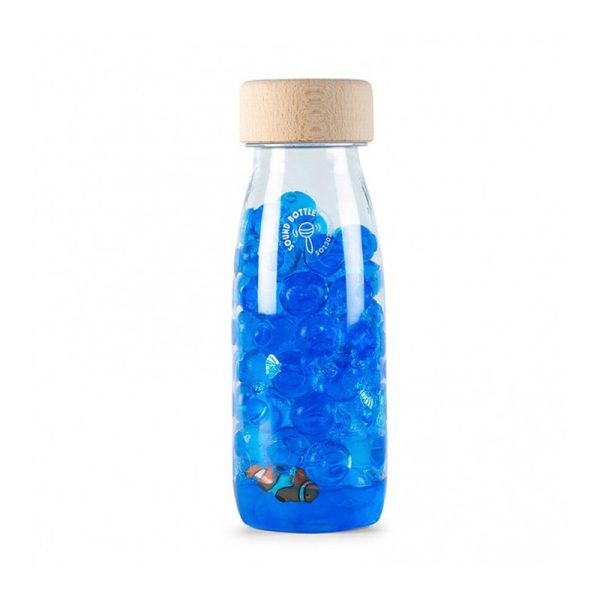 Botella sensorial buscando al pez