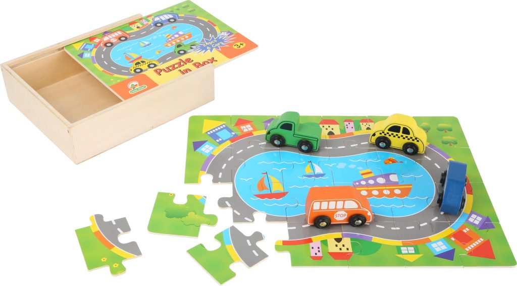 Puzzle tráfico con coches