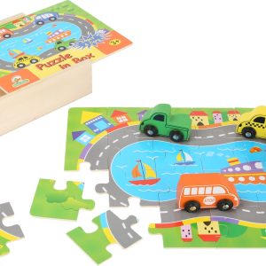 Puzzle tráfico con coches