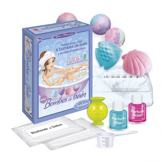 Juego para hacer mini bombas baño
