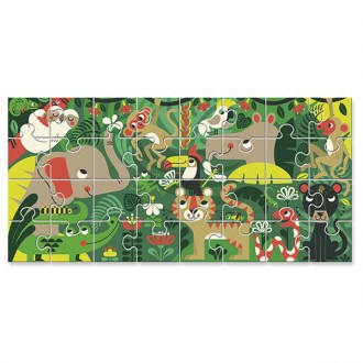 Baby puzzle la jungla de Ludattica