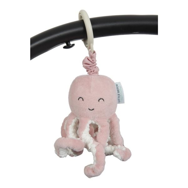 Pulpo Pull and Shake ocean rosa Little Dutch