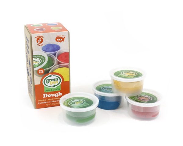 Pack 4 plastilinas ECO Greentoys