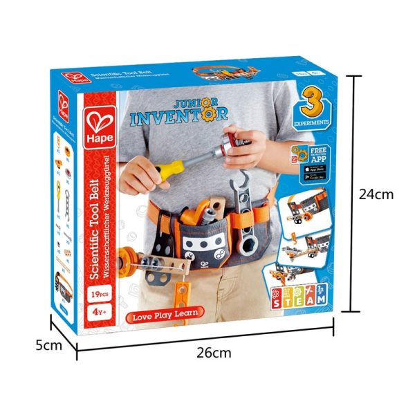 Cinturón de herramientas constructor Hape