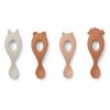 Set de 4 cucharas de silicona Liva Rose Mix Liewood