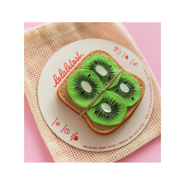 Mordedor tostada con kiwi Lolaletost