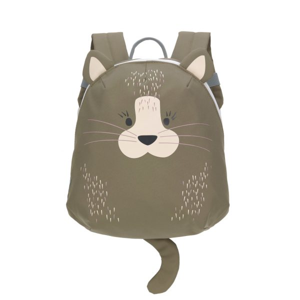 Mochila personalizable para guardería animales gato Lassig